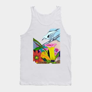 White songbird Tank Top